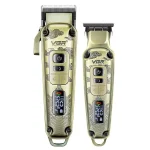 ماشین اصلاح موی سر و صورت وی جی ار مدل V-643+5Vadapter