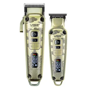 ماشین اصلاح موی سر و صورت وی جی ار مدل V-643+5Vadapter