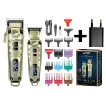 ماشین اصلاح موی سر و صورت وی جی ار مدل V-643+5Vadapter