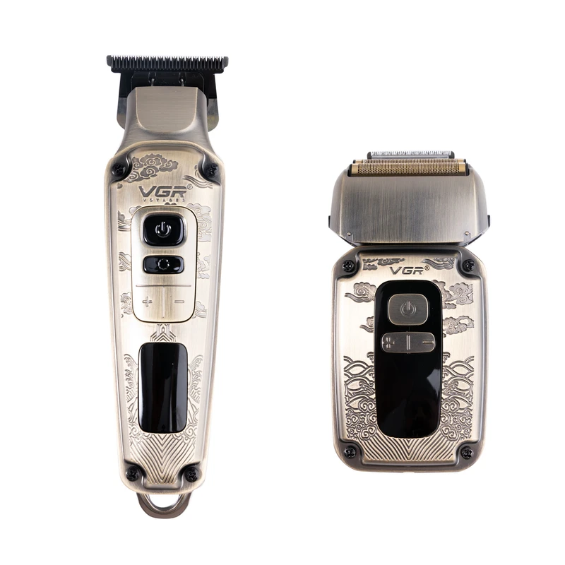 ماشین اصلاح موی VGR مدل V-641 مجموعه دو عددی ماشین اصلاح موی VGR مدل V-641 مجموعه دو عددی