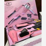 ست 4 تکه انزو سشوار، اتو مو، برس حرارتی و فرکننده