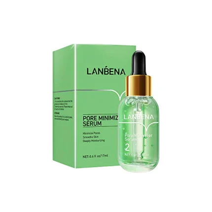 سرم پوست لنبنا مدل کوچک کننده منافذ حجم 17 میلی لیتر