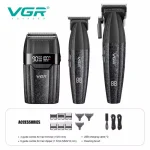 ماشین اصلاح موی سر و صورت شارژی وی جی ار مدل V-640 s3