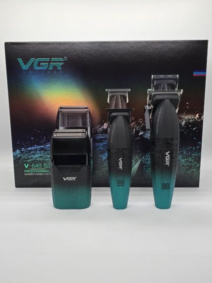 ماشین اصلاح موی سر و صورت شارژی وی جی ار مدل V-640 s3