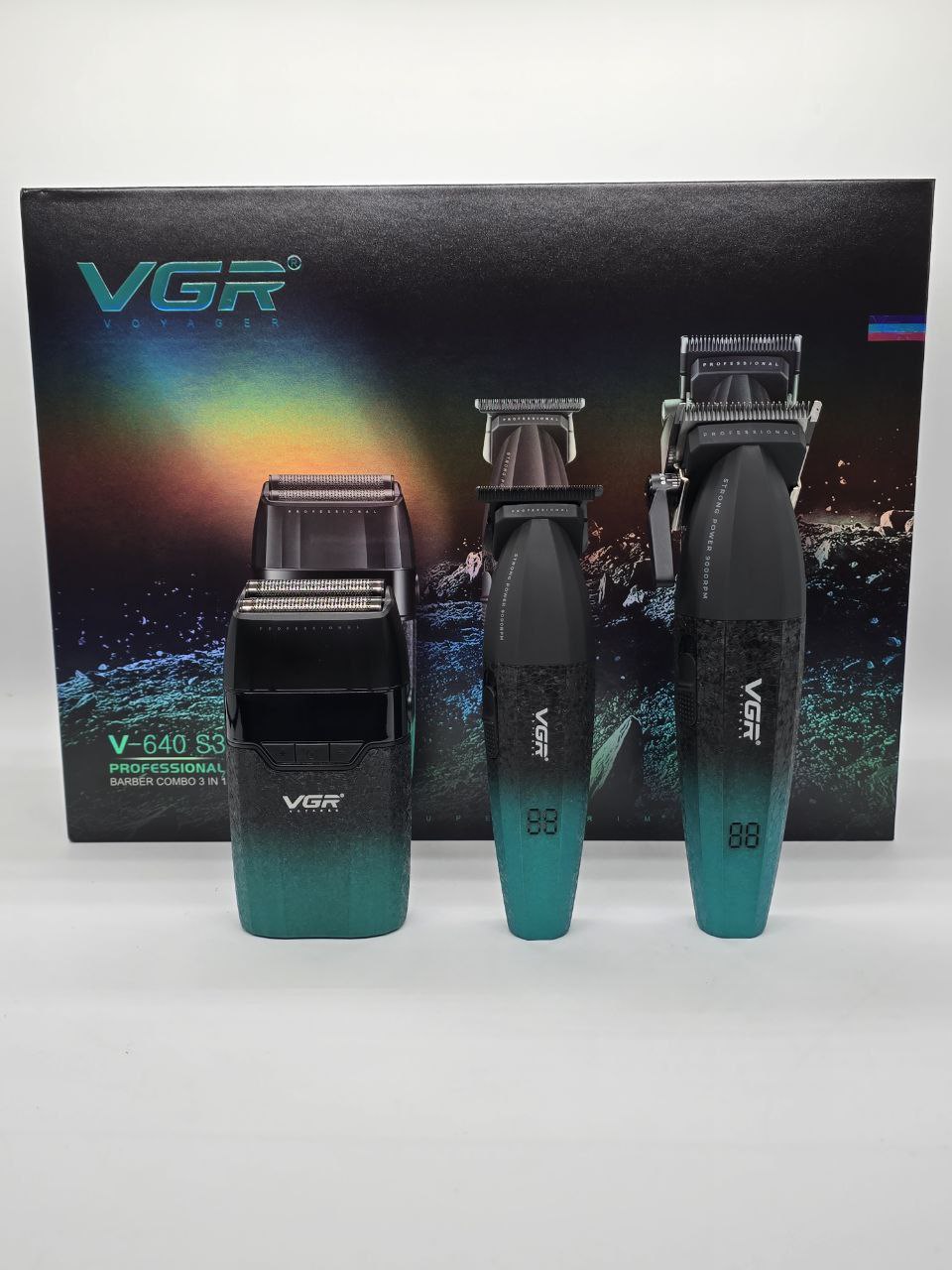 ماشین اصلاح موی سر و صورت شارژی وی جی ار مدل V-640 s3 ماشین اصلاح موی سر و صورت شارژی وی جی ار مدل V-640 s3