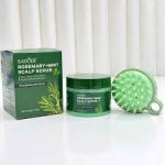 اسکراب کف سر رزماری دارای سرشور سیلیکونی