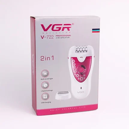اپیلاتور اصلاح موی بدن بانوان وی جی ار مدل V-722